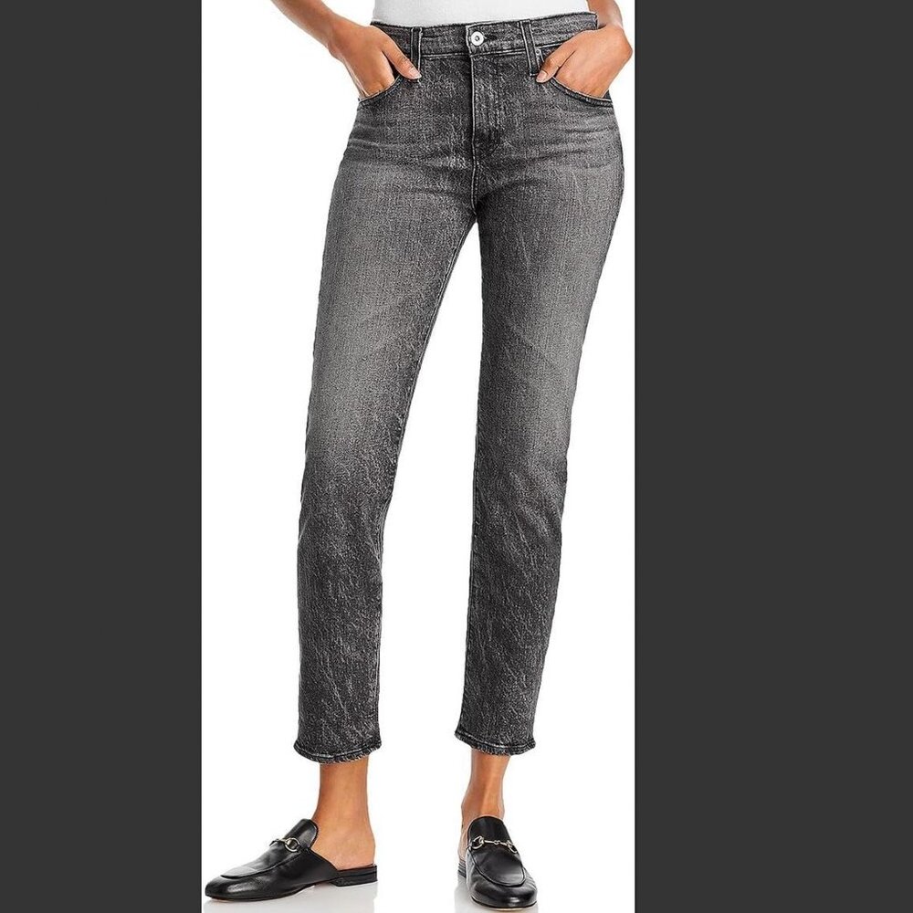 AG Jeans Dark Grey Slouchy Slim Jeans SIZE 28R
